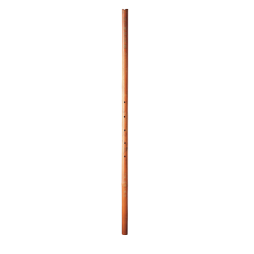 Pair of Chinese Bamboo Vertical Flutes ‘Xiao’ each Inscribed in Their Original Box Inscribed ‘Made by Zhang Lunshan of Yuping Guizhou’